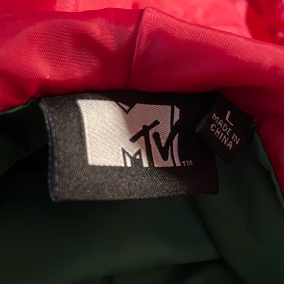 MTV Music Television Vintage 
Zip Up Hooded Windbreaker Jacket - Picture 9 of 13
